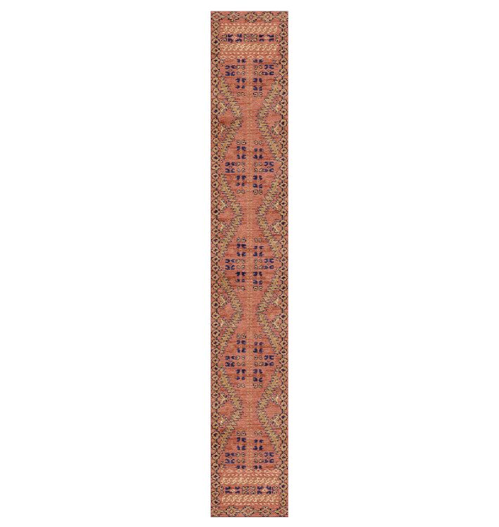 OPEN BOX: Adair Hand-Knotted Rug, Adair Rust - 2-1/2' x 16'