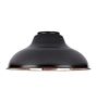 16in. Deep Dome Shade - Polished Copper & Matte Black