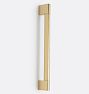 OPEN BOX: Meadows Appliance Pull, 12" - Aged Brass
