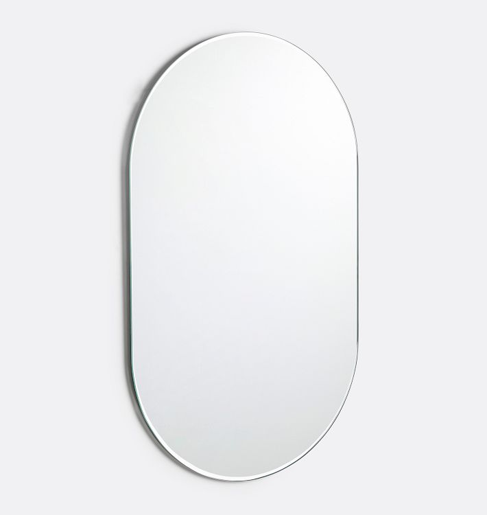 OPEN BOX: Frameless Pill Mirror, 22" x 36"