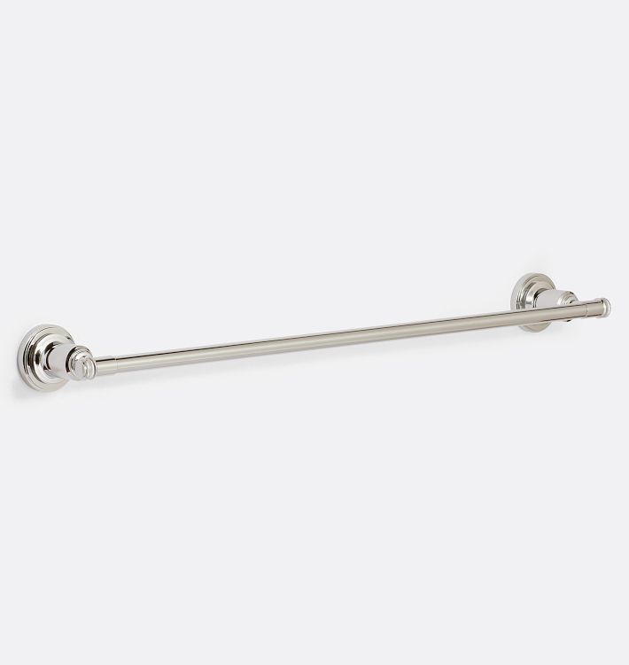 OPEN BOX: Rigdon 24" Towel Bar, Polished Nickel