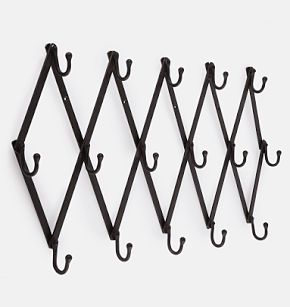 Iron Accordion Hook Rack Rejuvenation