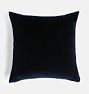 Open Box: Italian Velvet Pillow Cover, Midnight - 20" x 20"