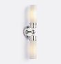 OPEN BOX Howe Double Tube Wall Sconce Polished Nickel
