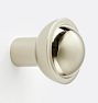 Greenwich Cabinet Knob, Polished Nickel