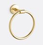 OPEN BOX Ladd Towel Ring, Aged Brass