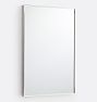 OPEN BOX: Thin Metal Frame Mirror, 20" x 30" - Polished Nickel
