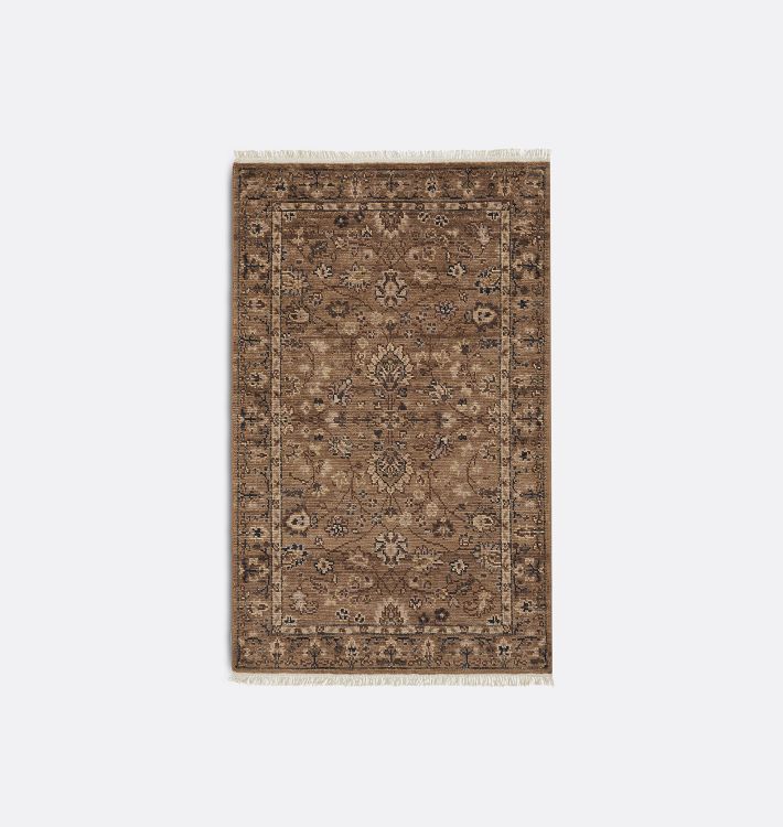 OPEN BOX: Landon Hand-Knotted Rug, 3' x 5' - Camel and Dark Slate
