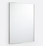 OPEN BOX: Thin Metal Frame Mirror, 30" x 42" - Polished Nickel
