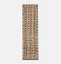 OPEN BOX: Jasmine Jute & Wool Flatweave Rug, 2-1/2' x 9' - Natural and Espresso