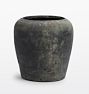 OPEN BOX: Lyre Terracotta Planter, 14" x 14-1/4" - Rustic Black