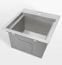 Greenley Stainless Steel Outdoor Kitchen Prep Sink - 15" x 15" x 9"