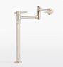 West Slope Lever Handle Deck Mount Pot Filler - Brushed Nickel