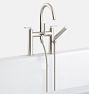 Bowman Deck Mounted Tub Filler with Handshower - Brushed Nickel