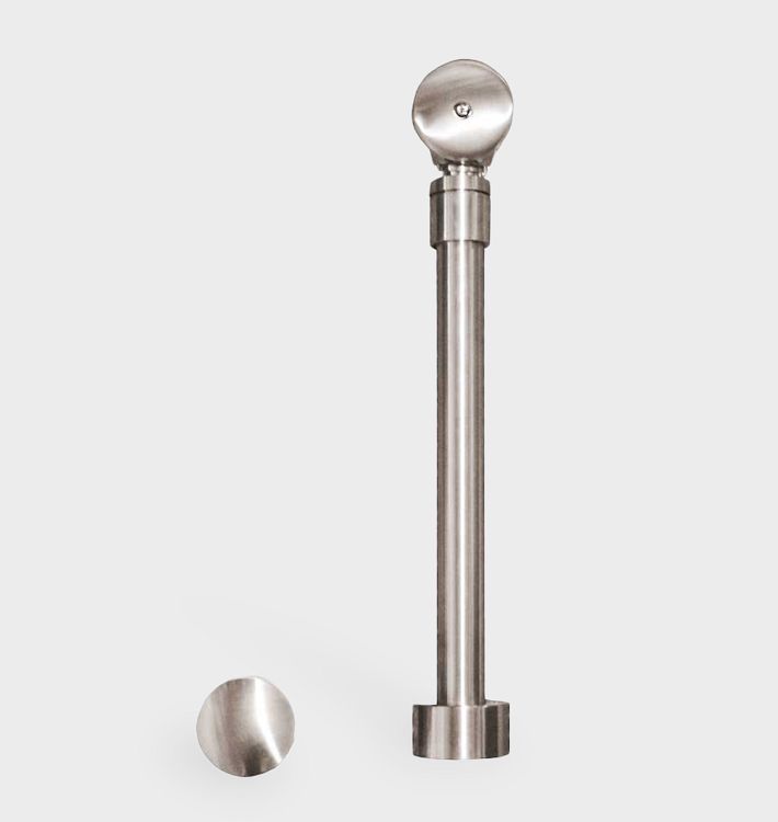 NativeStone Bathtub Waste and Overflow Drain - Polished Nickel