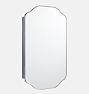 Ossie Dual Mount Medicine Cabinet, Dual Mount - Silver