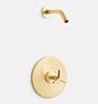 Blair Pressure Balanced Shower Set, Aged Brass
