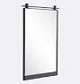 OPEN BOX: DNU-Lawson Metal Frame Bracket Mirror, 30" x 34" - Antique Iron
