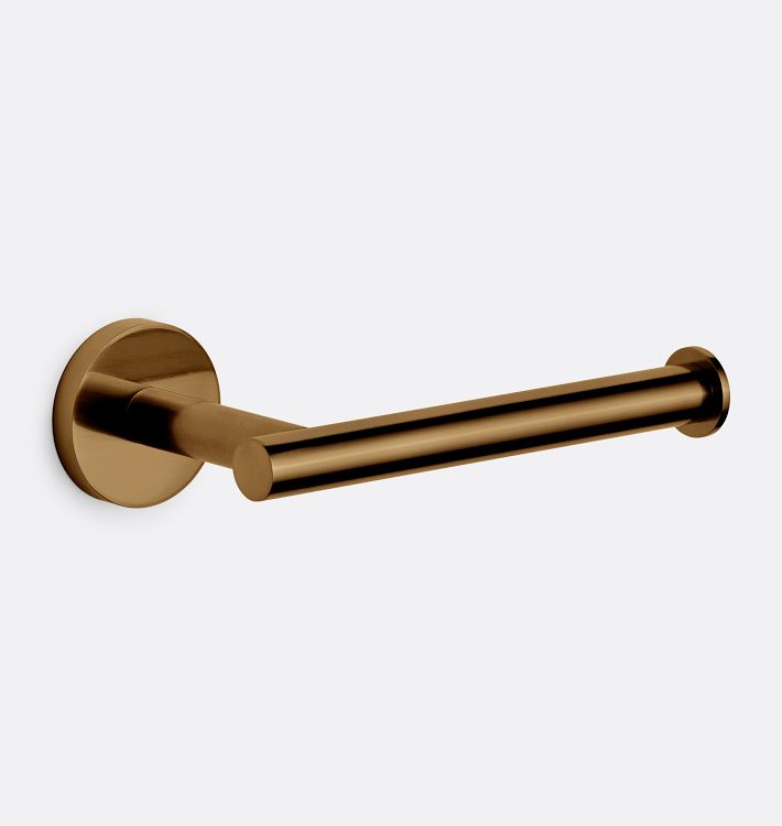 Riley Toilet Paper Holder, Heritage Brass
