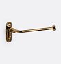 Posey Toilet Paper Holder, Heritage Brass