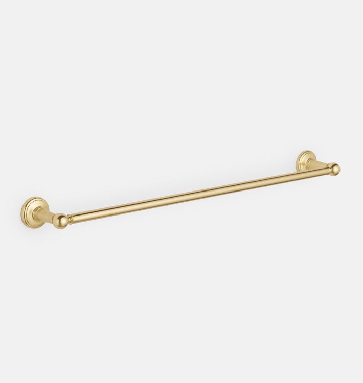 Eloise 24" Towel Bar, Aged Brass