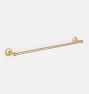Eloise 24" Towel Bar, Aged Brass