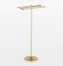Howell Standing Towel Rack, Aged Brass