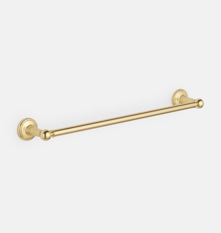 Eloise 18" Towel Bar, Aged Brass