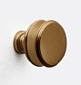 Ladd Cabinet Knob, Heritage Brass