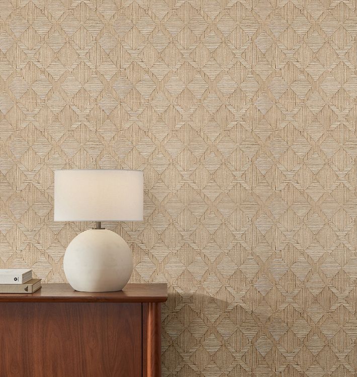 Hoffmann Faux Sisal Textured Peel & Stick Tempaper Wallpaper, Swatch