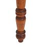 Vintage Tiger Maple 2-Drawer Stand with Ringed Legs