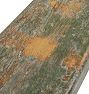 Primitive Vintage Extra Long Wood Bench with Worn Green Paint