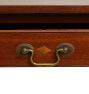 Tall Hepplewhite Style Side Table in Cherry with Drawer Inlay and Tapered Legs