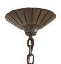 Vintage 5-Arm Chandelier Art Deco in Original Finish with Classic Candle Light