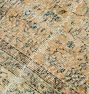 Vintage Allover Handknotted Gold Wool Rug - 9'11&quot; x 7'1&quot;