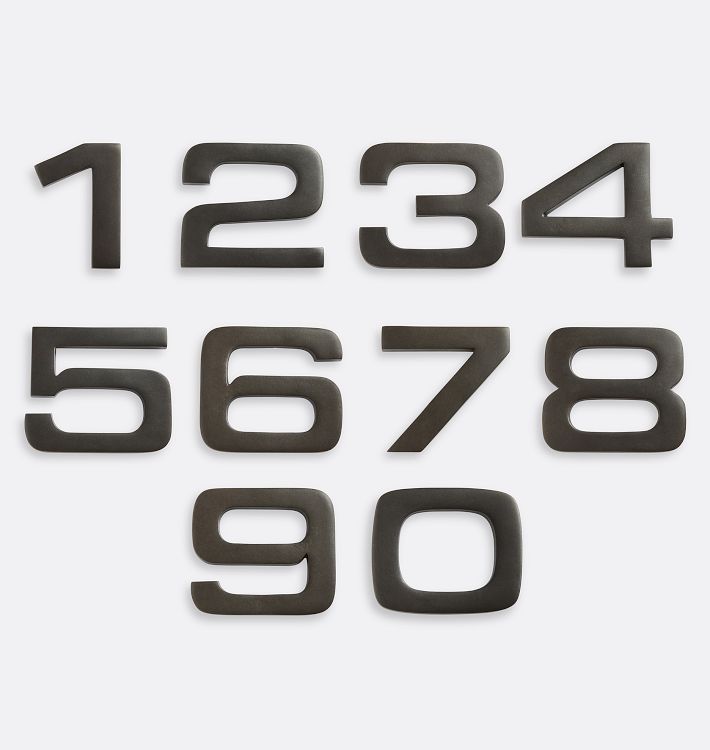 Maverick House Numbers