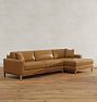 Greyson Leather Chaise Sectional