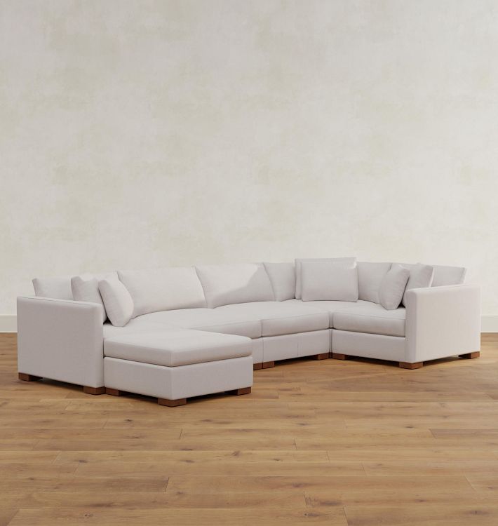 Wrenton 6-Piece Sectional Sofa with Ottoman