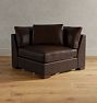 Sublimity Leather Corner Sectional Component, Classic - Hollis Cocoa