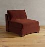 Sublimity Armless Chair Sectional Component, Classic - Vance Velvet Paprika