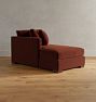 Wrenton Chaise Sectional Component, Classic - Left Arm Chaise - Vance Velvet Paprika