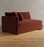 Wrenton Arm Sofa Sectional Component, Classic - Left Arm Sofa - Bench Cushion - Vance Velvet Paprika