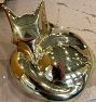OPEN BOX: Solid Brass Animal Doorstop