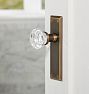 Putman Octagonal Crystal Knob Tube Latch Interior Door Set