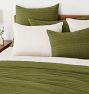 Belgian Linen Pleated Duvet &amp; Shams