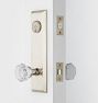 Putman Octagonal Knob / Knob Exterior Door Hardware Tube Latch Set