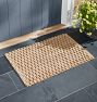 Geometric Looped Jute Doormat