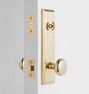 Putman Knob / Knob Exterior Door Hardware Tube Latch Set