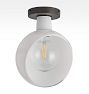 Edendale Semi-Flush Mount, Angled Opal Glass