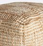 Interlaced Woven Pouf